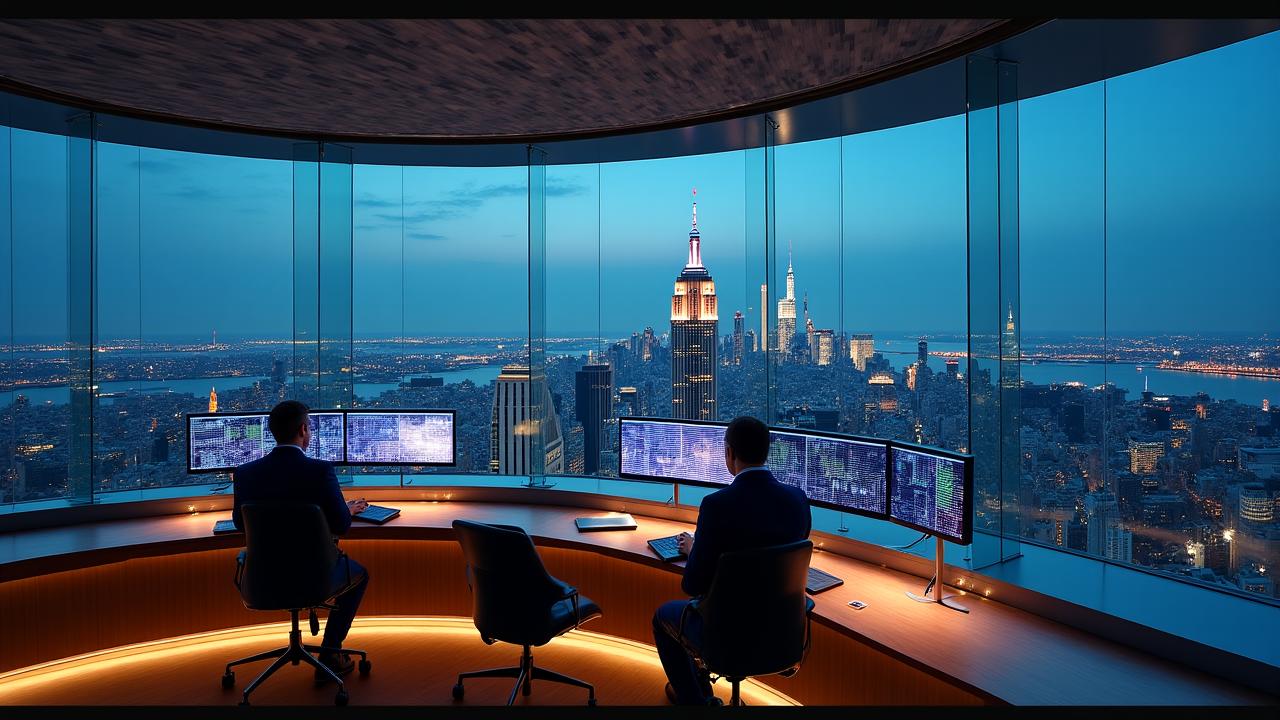 Modern financial district office skyline in New York City representing wealth management expertise